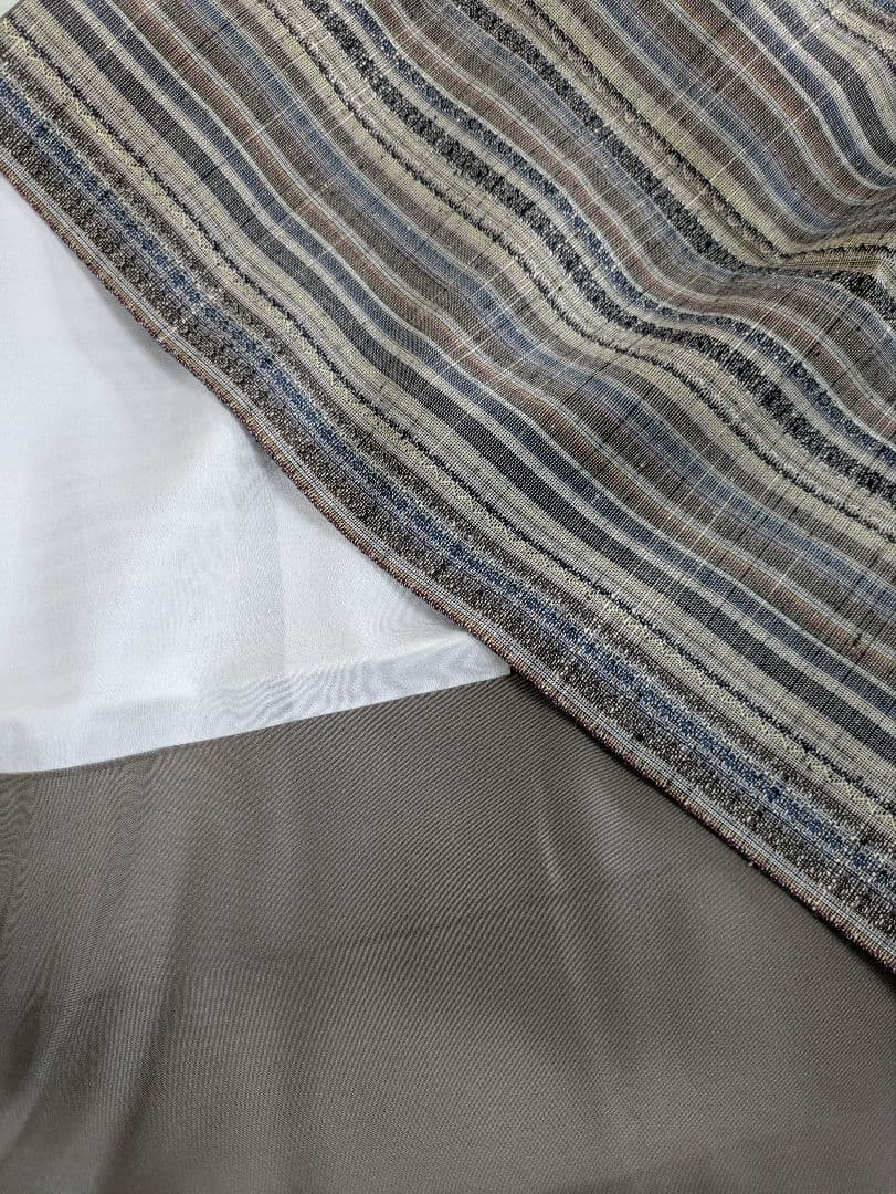 専用です！！　　　新品未使用　ゆったりめ　紬小紋ストライプ