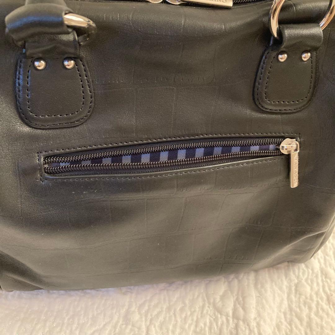 【未使用】濱野皮革工芸 ボストン ハンドバッグ ショルダーバッグ 斜めがけバッグ