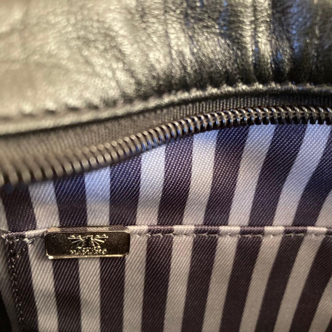 【未使用】濱野皮革工芸 ボストン ハンドバッグ ショルダーバッグ 斜めがけバッグ