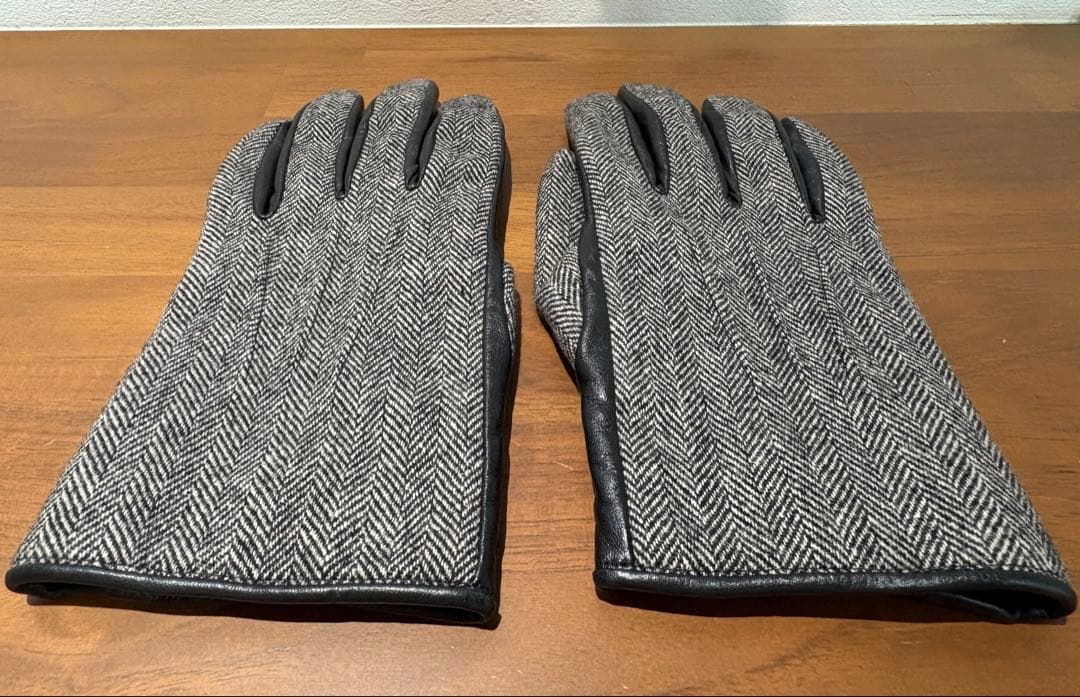 ポールスミス Paul Smith グローブ 手袋 ラムレザー ウール カシミヤ