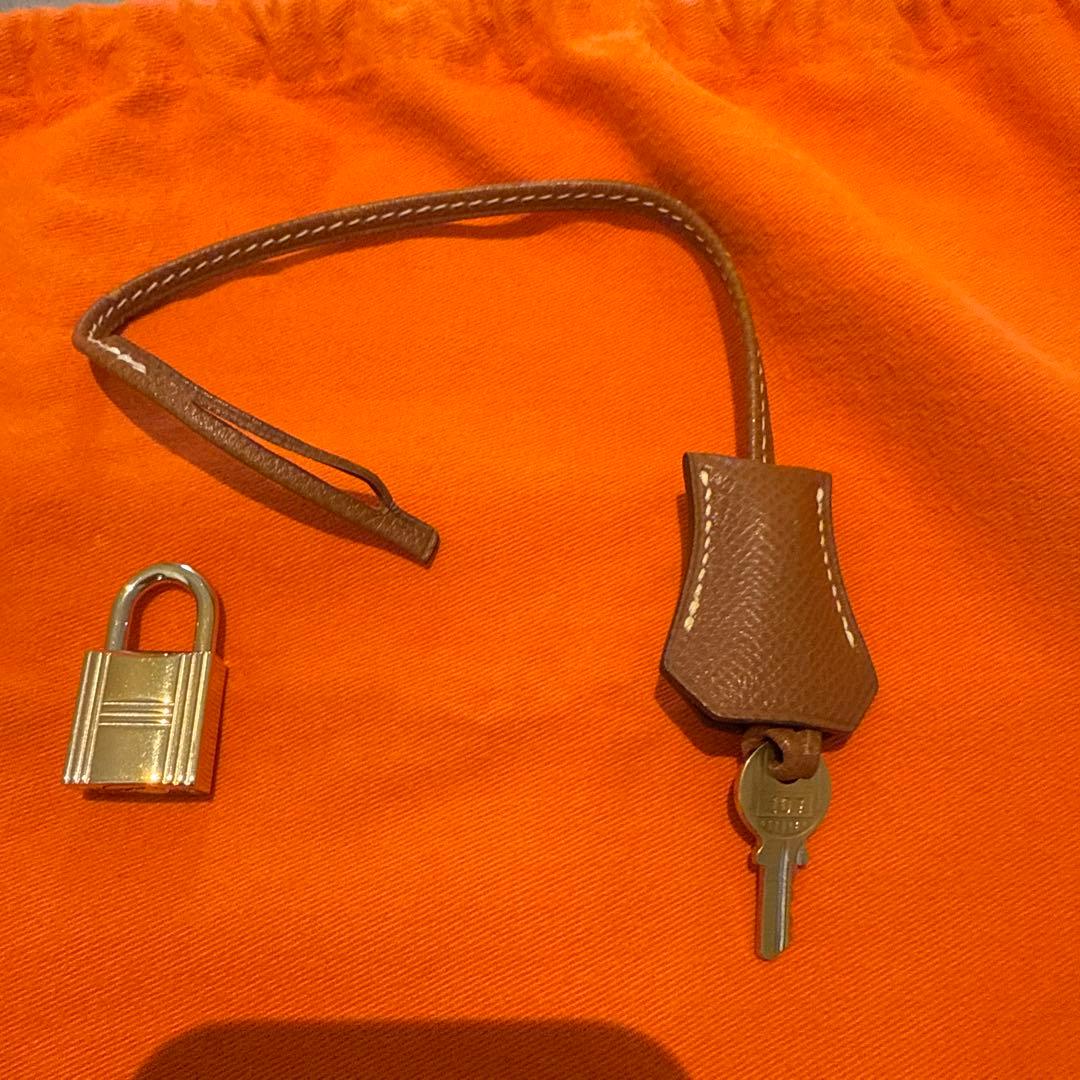 【極美品】エルメス ケリー デペッシュ38 ゴールドカラー ゴールド金具 激レア