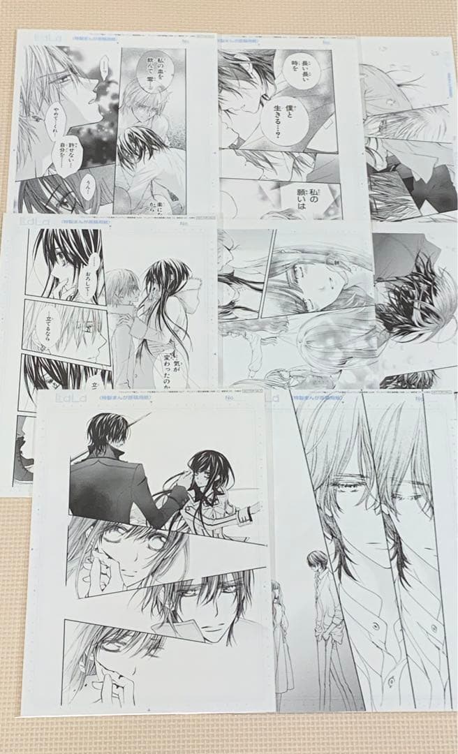 ヴァンパイア騎士　LalaDX 特典　複製原画　コンプリート