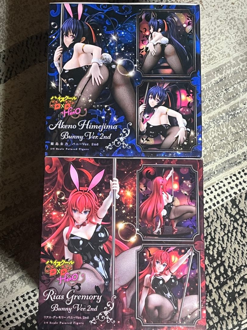 新品未開封 姫島朱乃 リアス・グレモニー バニーVer.2nd 2体セット