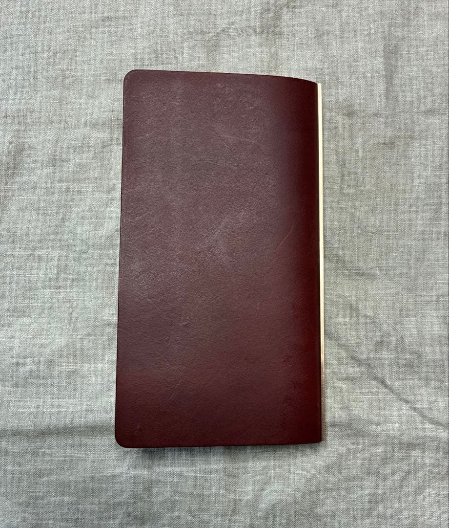 PLOTTER プロッター リスシオ ワイン ナローサイズ レザーバインダー