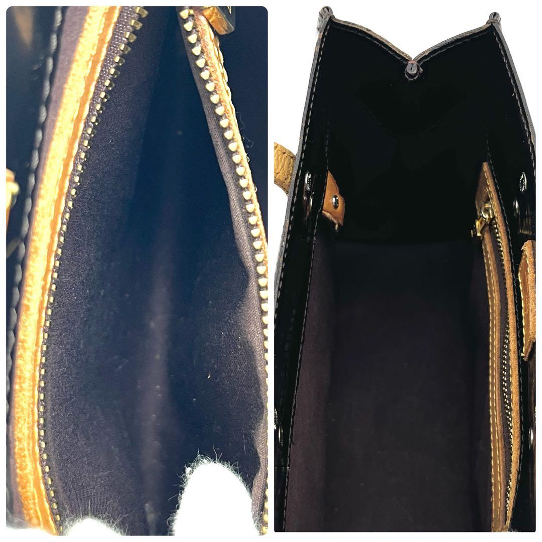 VUITTON　ハンドバック　リードPM　ヴェルニ　エナメル　モノグラム
