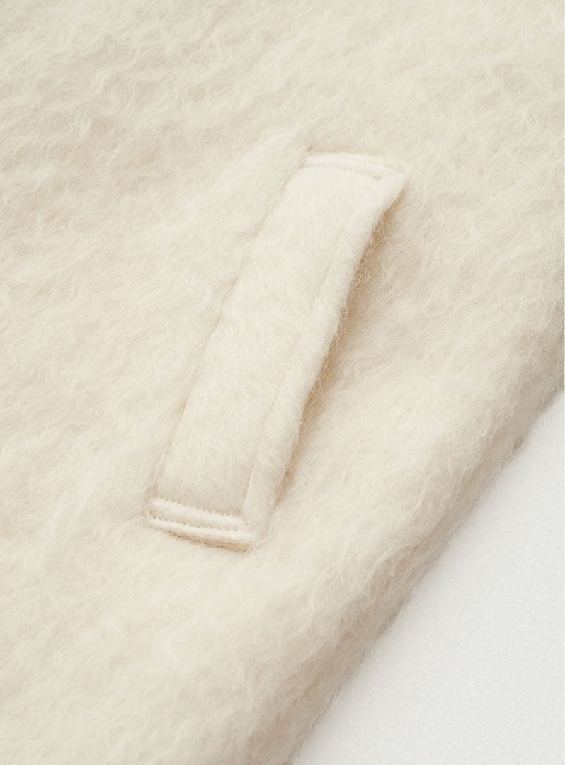 美品 ⭐︎ The Barnnet ウール　シャギーコート　ホワイト