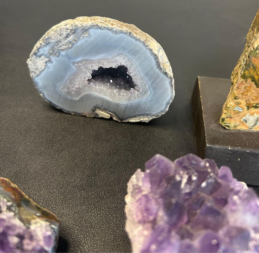 旧家蔵出し鉱物や宝石8点セット　縁起物、風水、お守り、骨董品、収蔵品、掘り出し物