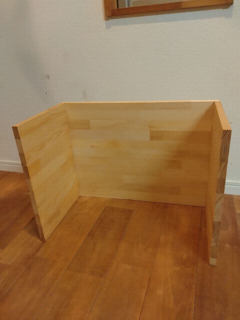 木製　ハンドメイド　オーダー　コの字　キヌカ　サイドテーブル　踏み台　水槽台