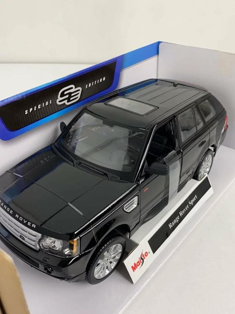 ランドローバー　レンジローバー　スポーツ　ミニカー　完成品　ブラック　1/18