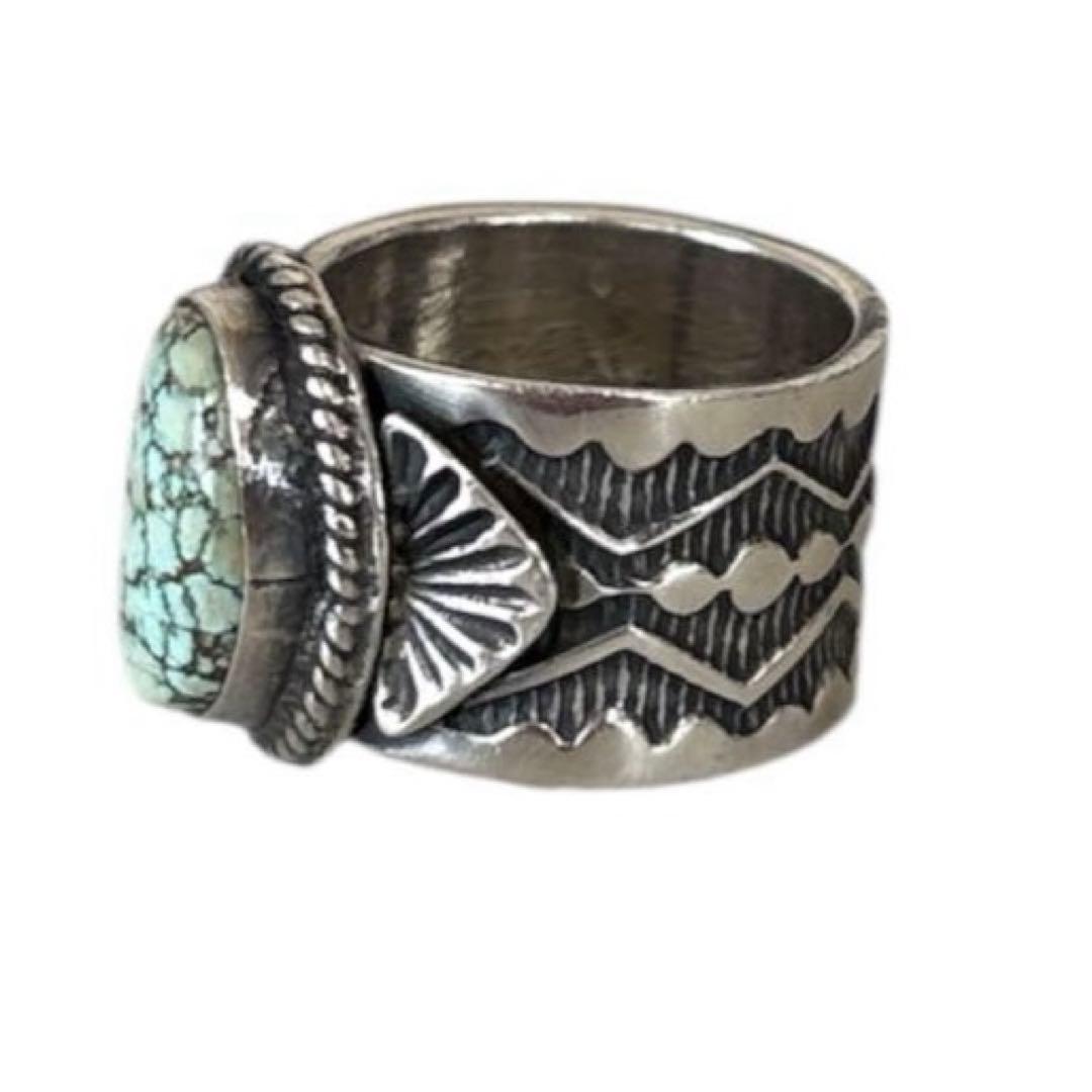 K*S様 Sunshine Reeves ターコイズリング シルバー 13号