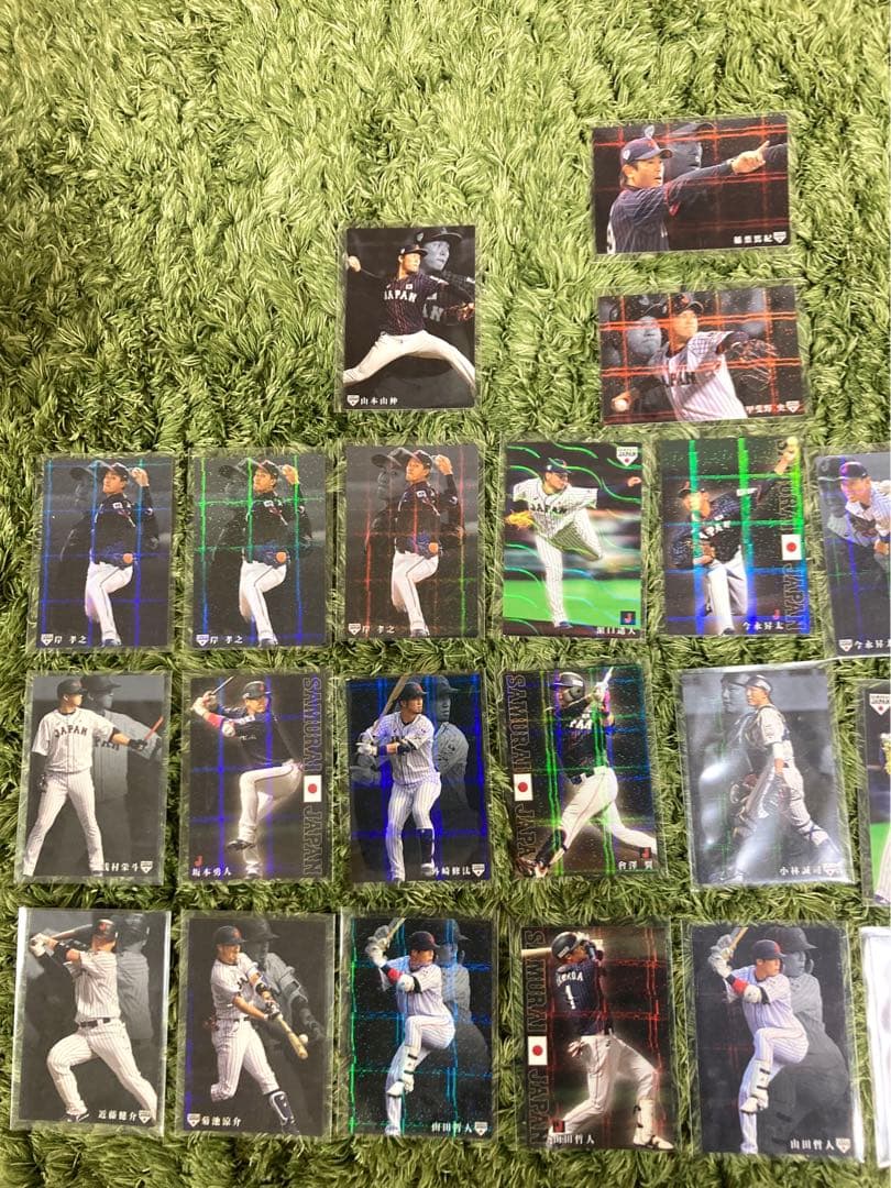 プロ野球チップスカード　サイン入りキラ　WBC  JAPAN