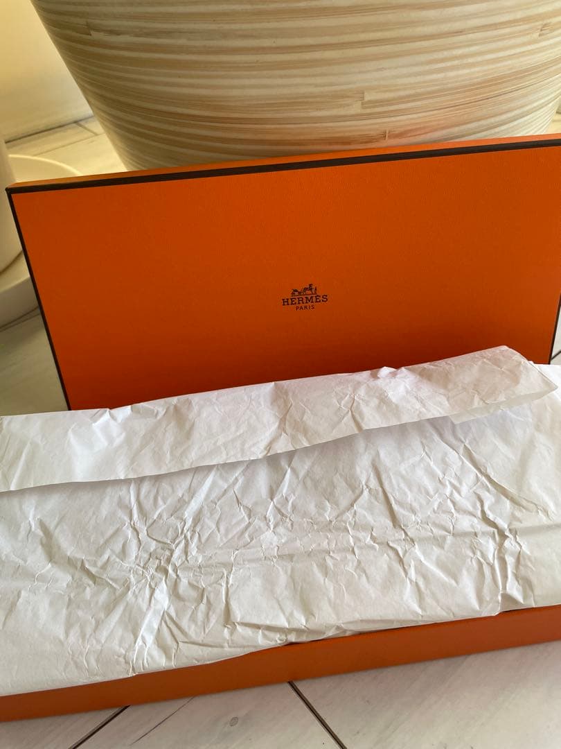 HERMES オレンジ タオル 2枚セット