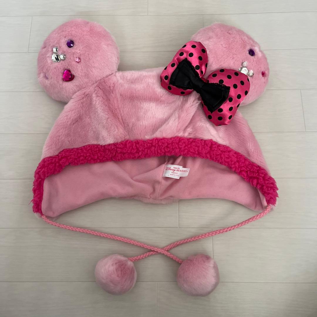 ディズニー　ファンキャップ ピンク ミニー