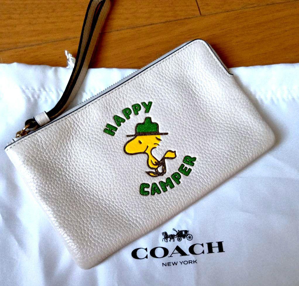 レア　新品　コーチ　ウッドストックのポーチ