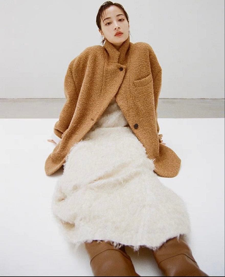 【CLANE】SuzuHirose×CLANE MIXCOLOROVERCOAT