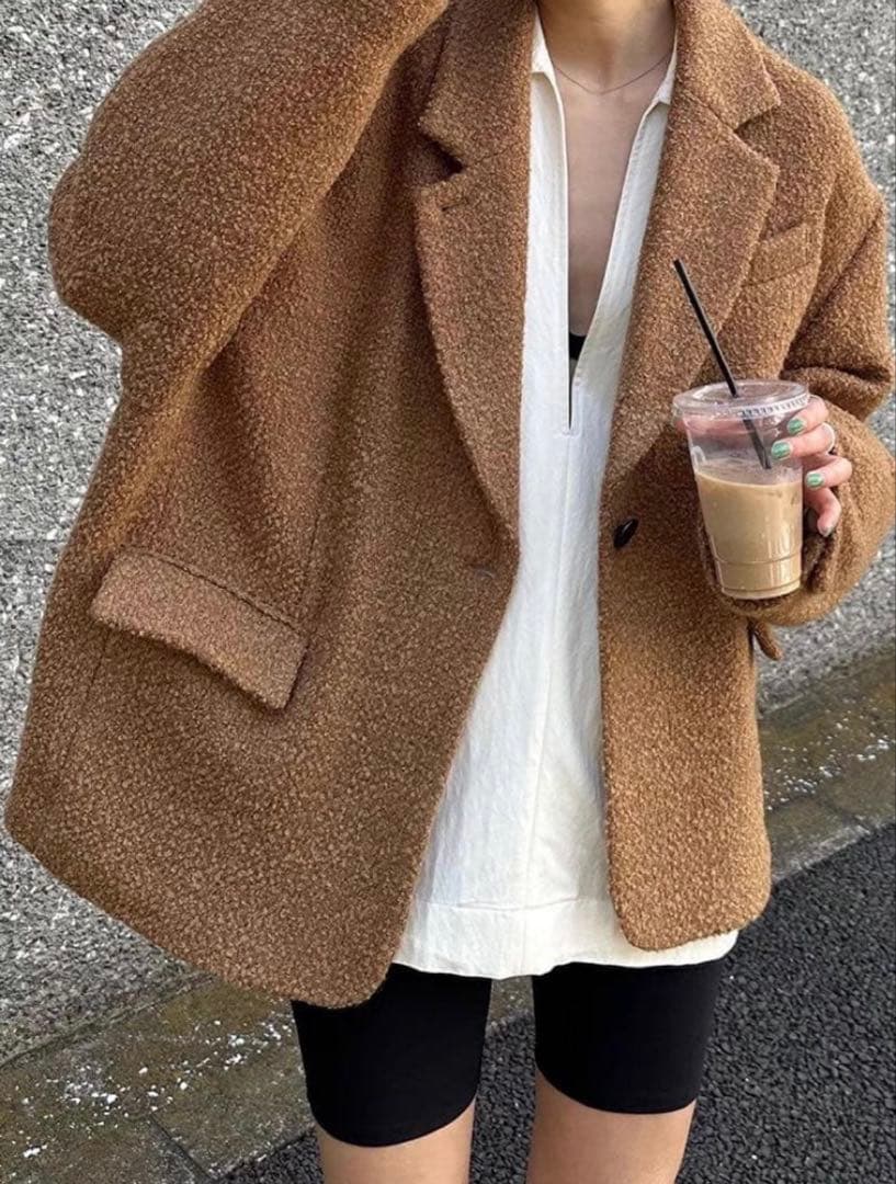 【CLANE】SuzuHirose×CLANE MIXCOLOROVERCOAT