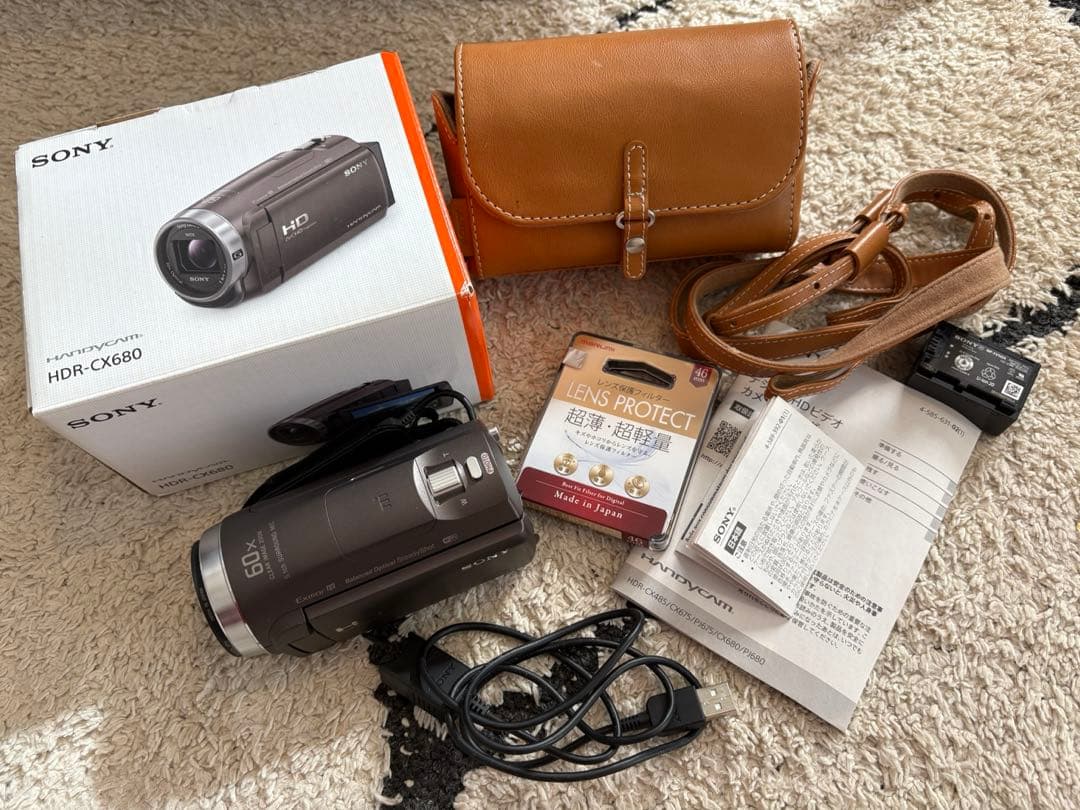 Sony HDR-CX680 ビデオカメラ 付属品付き