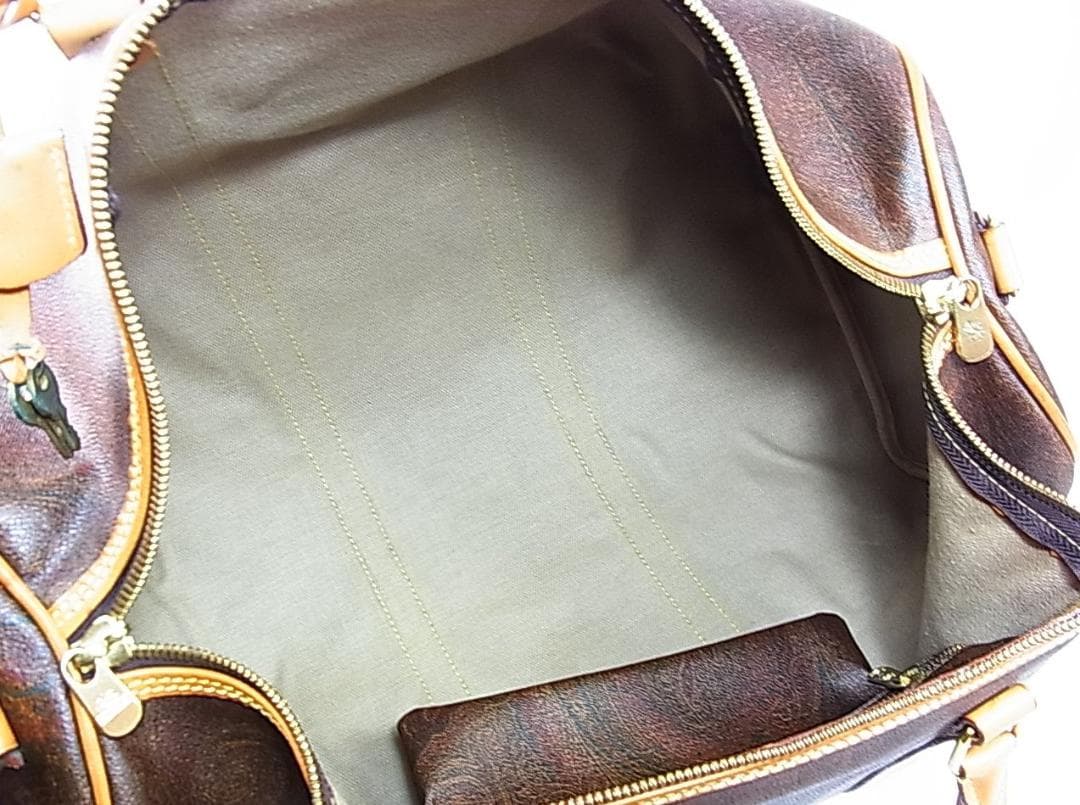 正規品美品ETRO エトロ ボストンバッグ50cm ショルダーストラップキー付