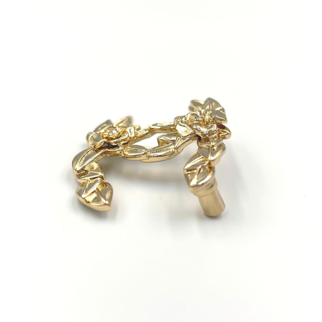 【極美品】シャネル CHANEL ブローチ ココマーク スター　ラインストーン