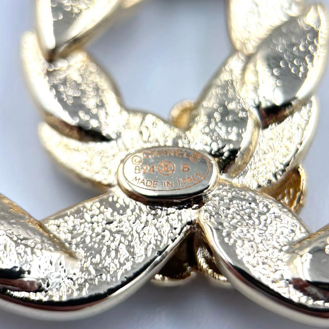 【極美品】シャネル CHANEL ブローチ ココマーク スター　ラインストーン