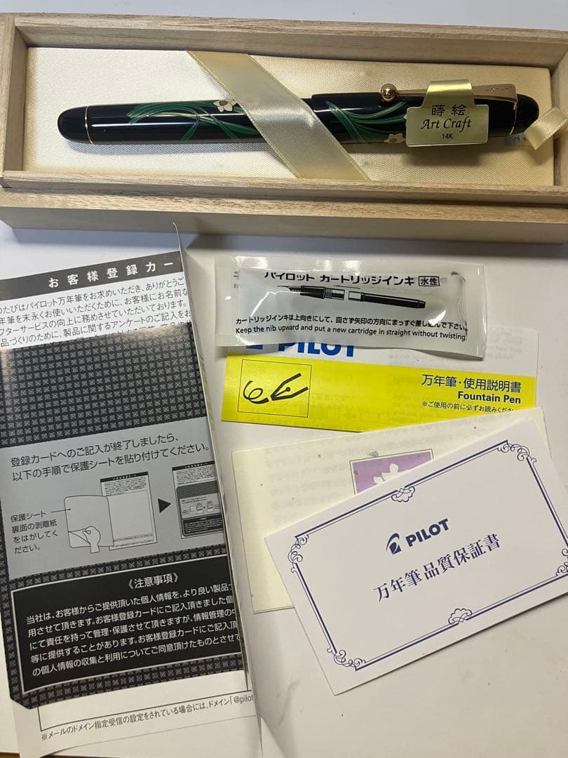 Pilot　パイロット 平蒔絵　万年筆 水仙　M（中字）