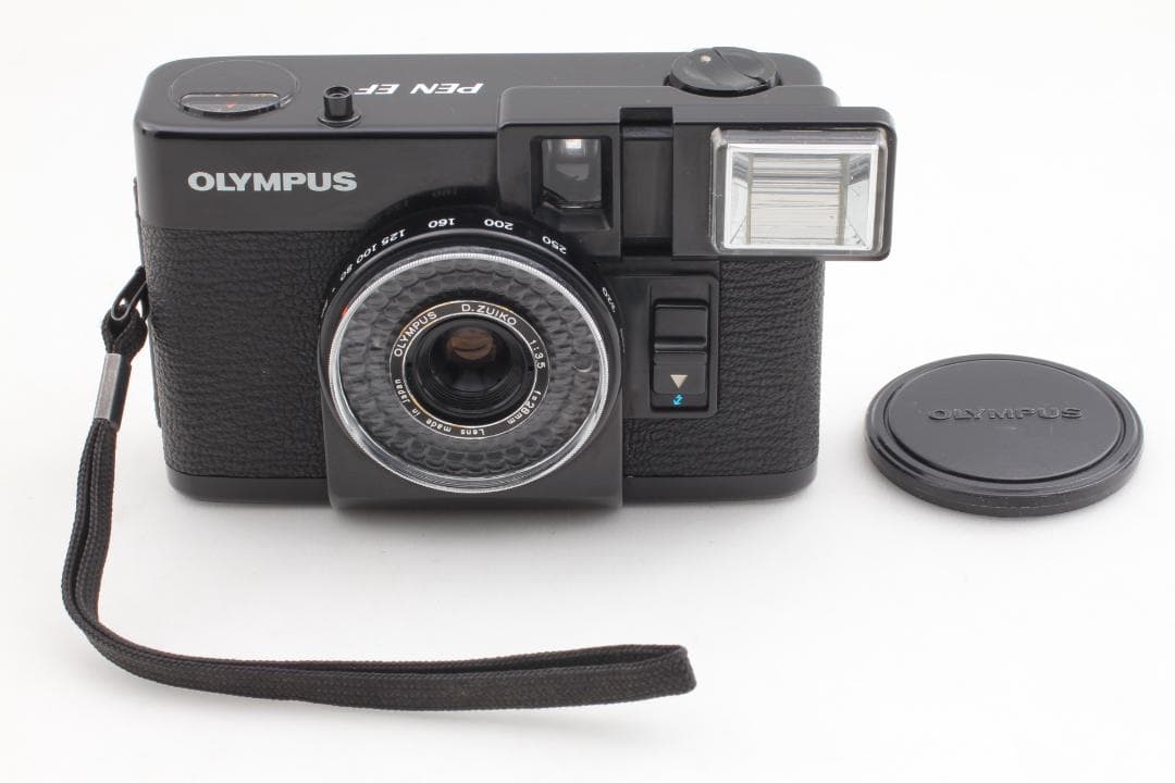 【整備済　美品】オリンパス PEN EF 35mm ハーフカメラ #1390