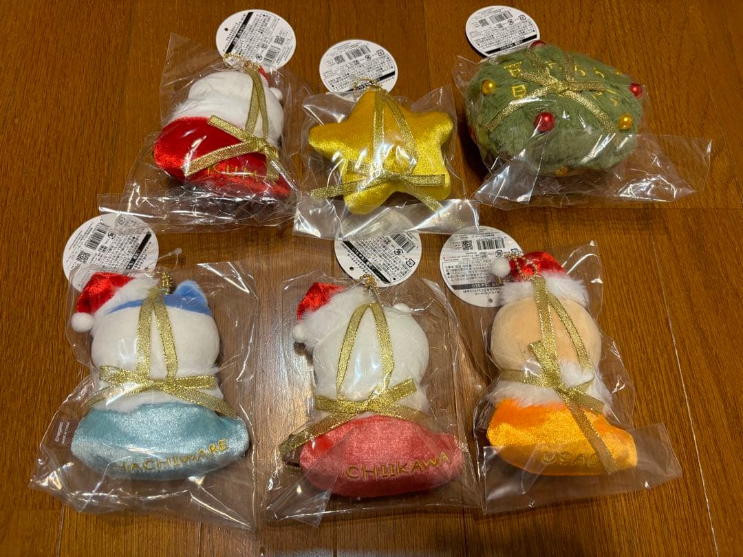 ちいかわ　ナガノ　クリスマスマスコットまとめ売り