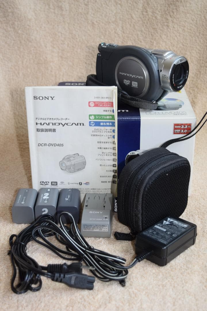 ソニー SONY デジタルビデオカメラ(DVD方式)【DCR-DVD405】