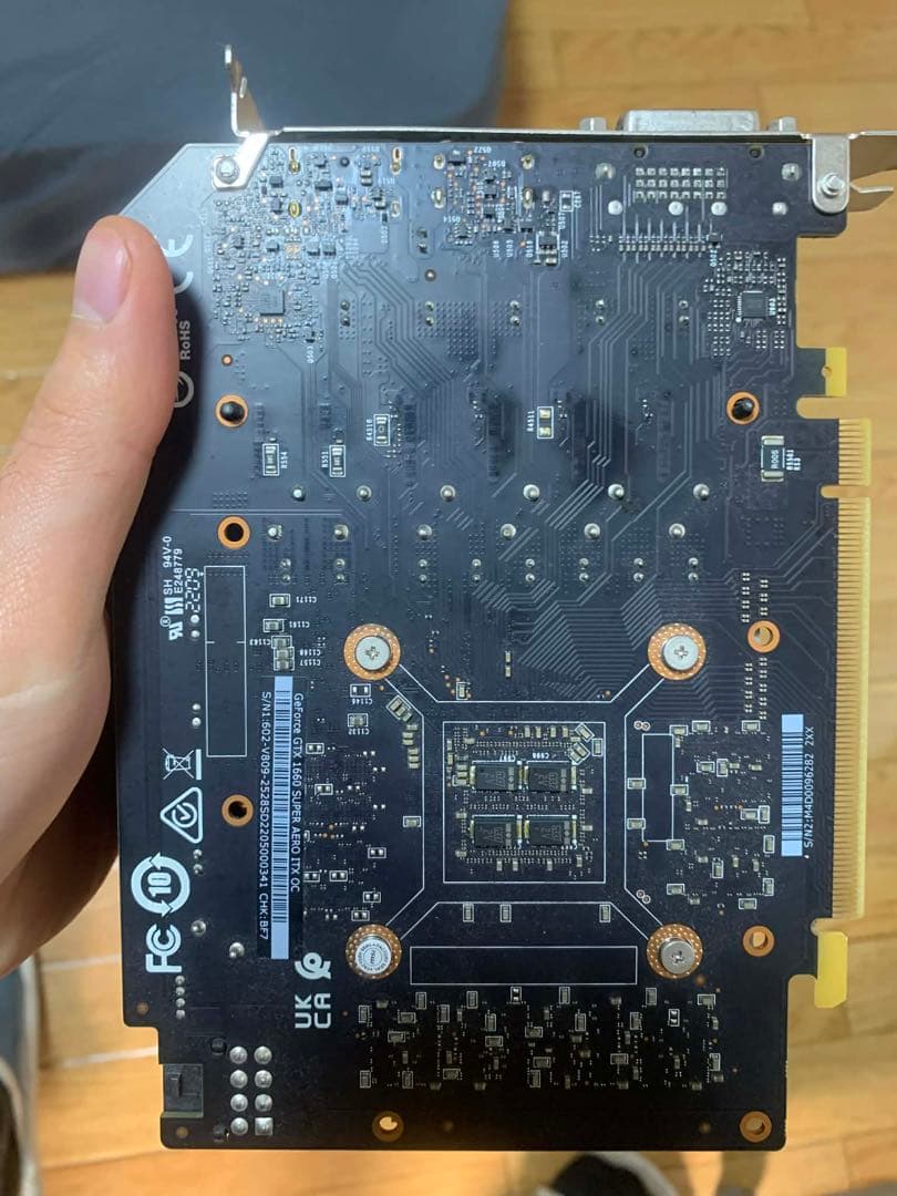 グラフィックボード・グラボ・ビデオカード MSI GeForce GTX1660SUPER AERO ITX OC