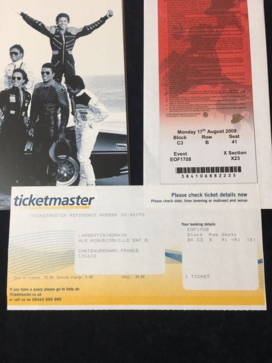 マイケルジャクソン  THIS IS IT ライブチケット チケットマスター付き