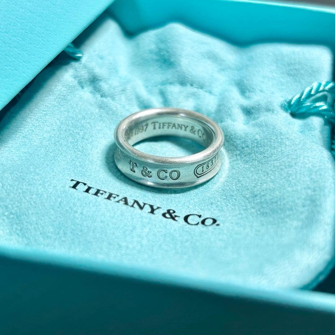 ティファニー　ナローリング　15号　指輪　Tiffany シルバー　1837