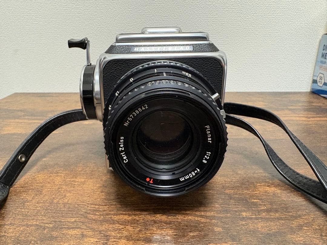 中判カメラ　ハッセルブラッド　500C/M レンズ付き