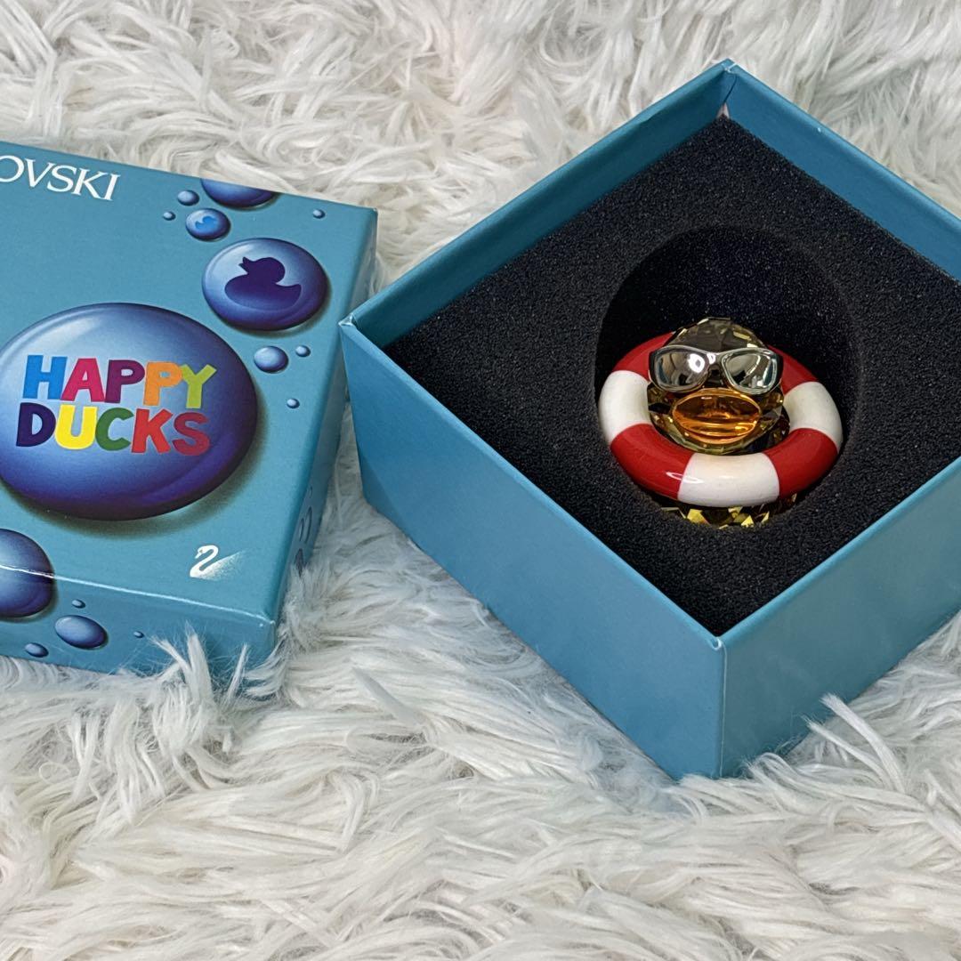 SWAROVSKI アヒルの置物　ハッピーダック　サニーサム