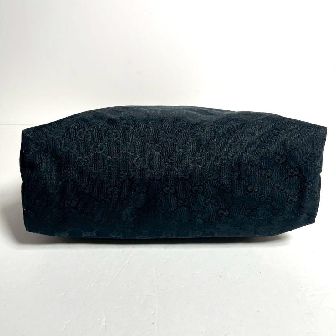 【未使用に近い✨】グッチ ショルダーバッグ GG シェリーライン ブラック 黒