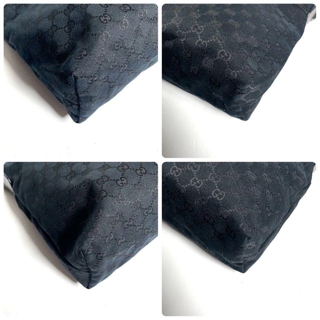 【未使用に近い✨】グッチ ショルダーバッグ GG シェリーライン ブラック 黒