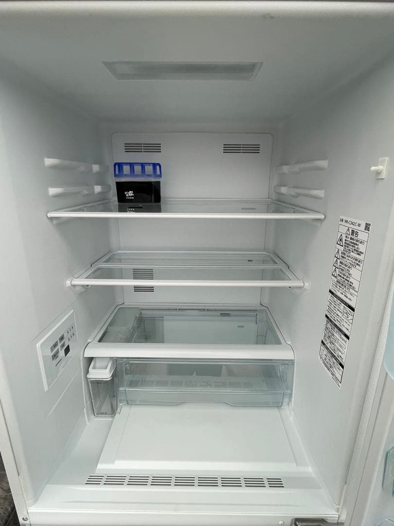 りんご【美品】パナソニック 3ドア冷蔵庫 NR-C342C-W 335L