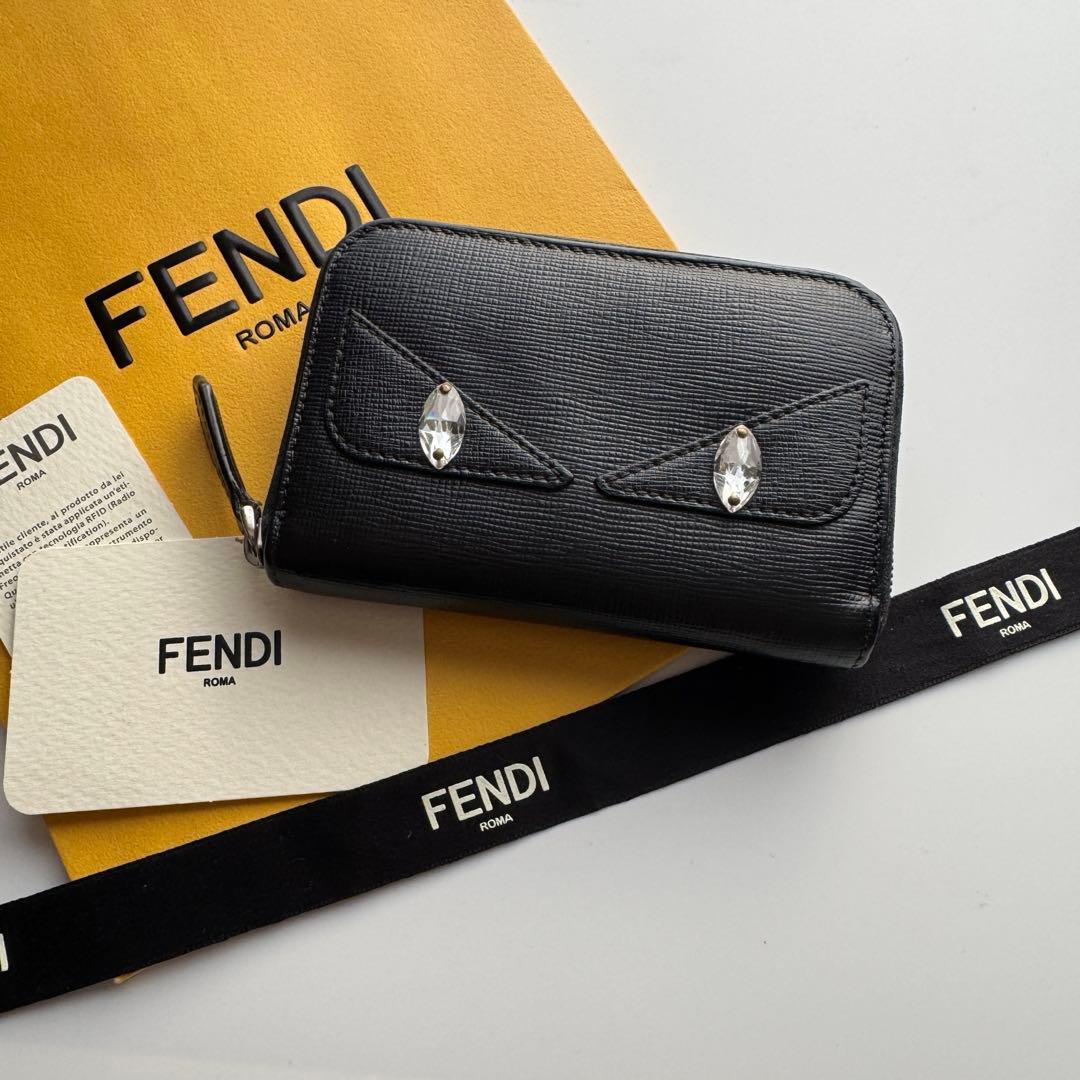 【美品】 FENDI フェンディ モンスター財布 ケース 小銭入れ