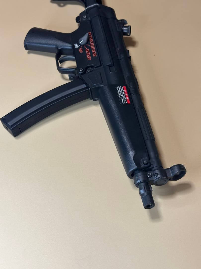 【ジーク様】東京マルイMP5J 取説/箱/バッテリー/充電器/多弾数マガジンx2