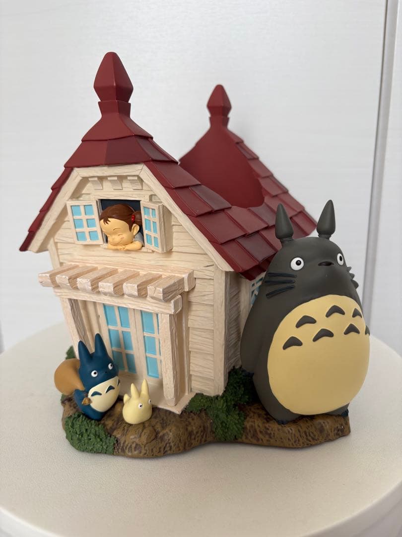 【美品】みんなの草壁家　となりのトトロ　ジオラマボックス(造花セット) ジブリ