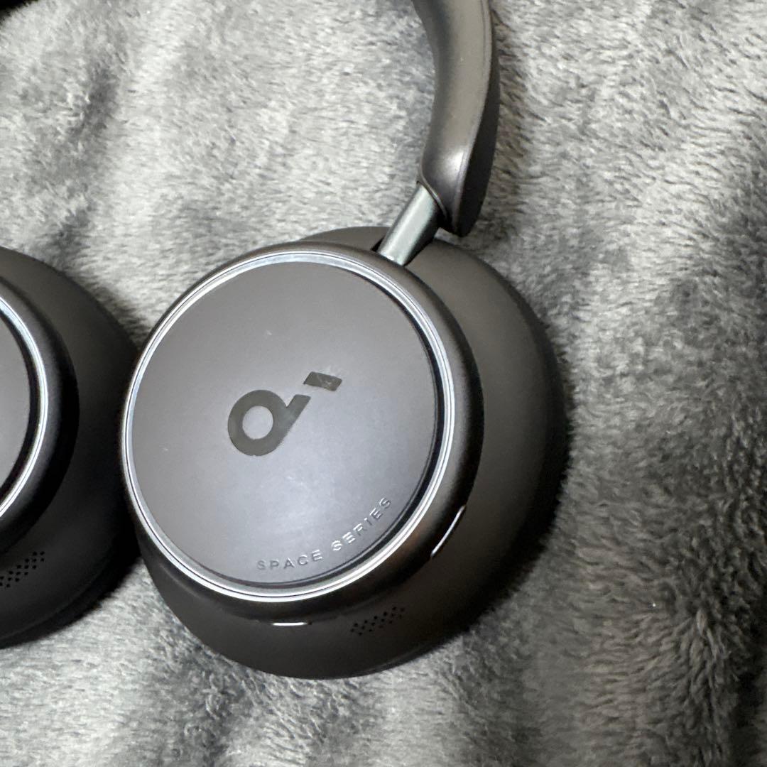 【極美品】soundcore SPACE Q45 ワイヤレスヘッドホン ブラック