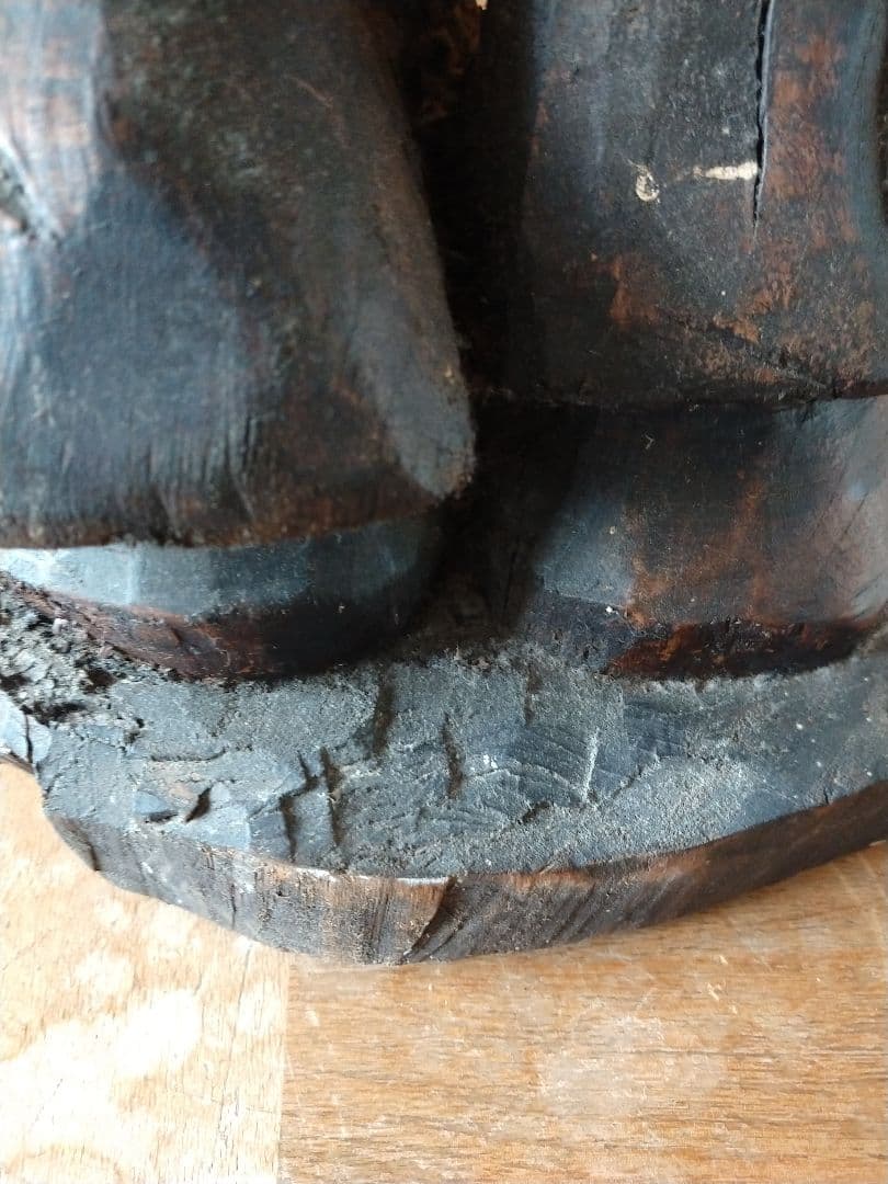 アメリカ　アンティーク　木彫り　PARA BR TOTA 96