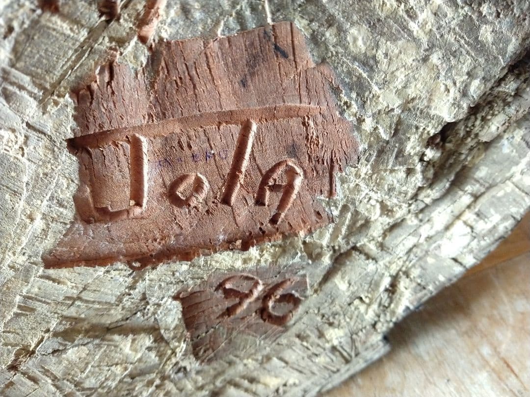 アメリカ　アンティーク　木彫り　PARA BR TOTA 96