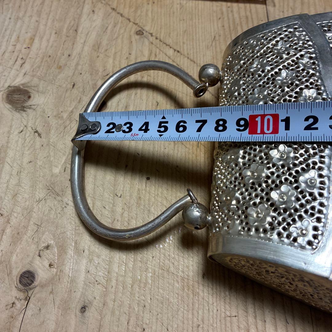 ビンテージ　銀細工　バック