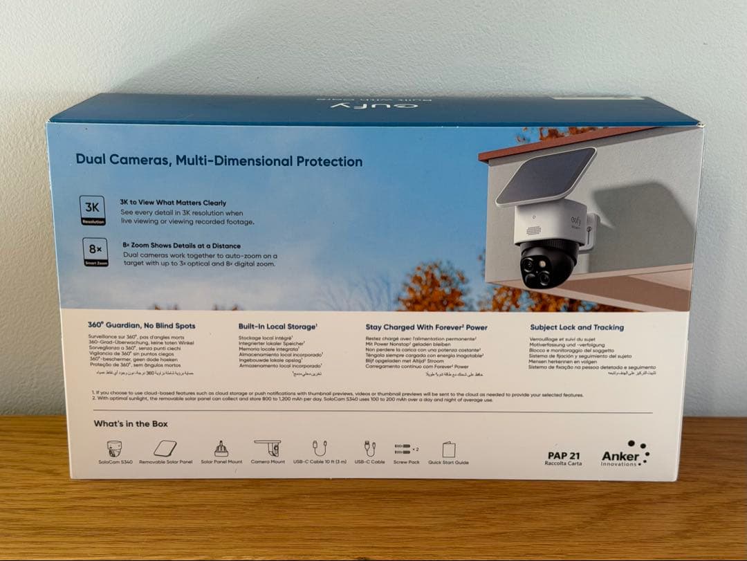 Anker Eufy (ユーフィ) SoloCam S340