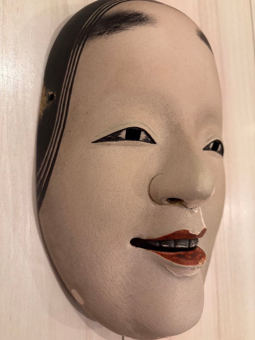 木製 能面 小面