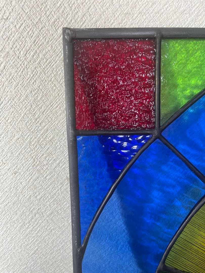 34 ステンドグラス レトロ ステンドグラス 店舗 ディスプレイ 飾り オブジェ