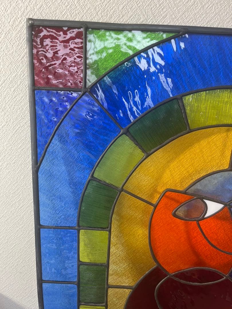 34 ステンドグラス レトロ ステンドグラス 店舗 ディスプレイ 飾り オブジェ