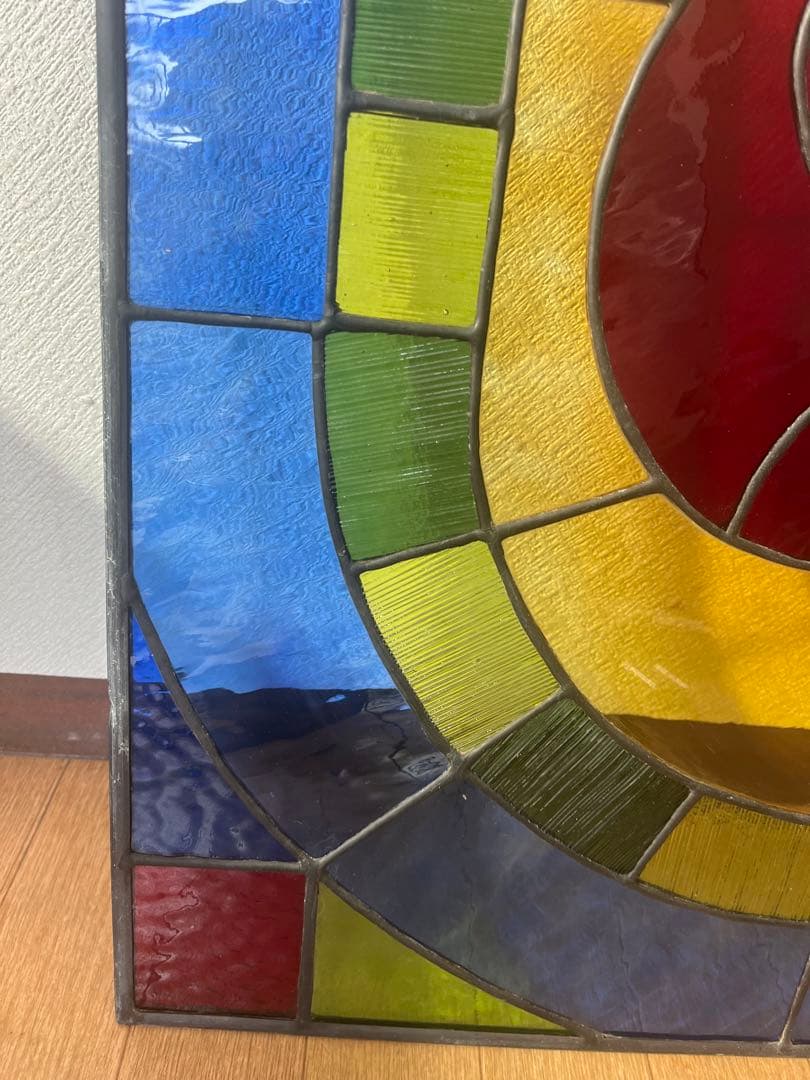 34 ステンドグラス レトロ ステンドグラス 店舗 ディスプレイ 飾り オブジェ