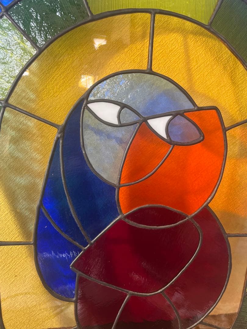 34 ステンドグラス レトロ ステンドグラス 店舗 ディスプレイ 飾り オブジェ