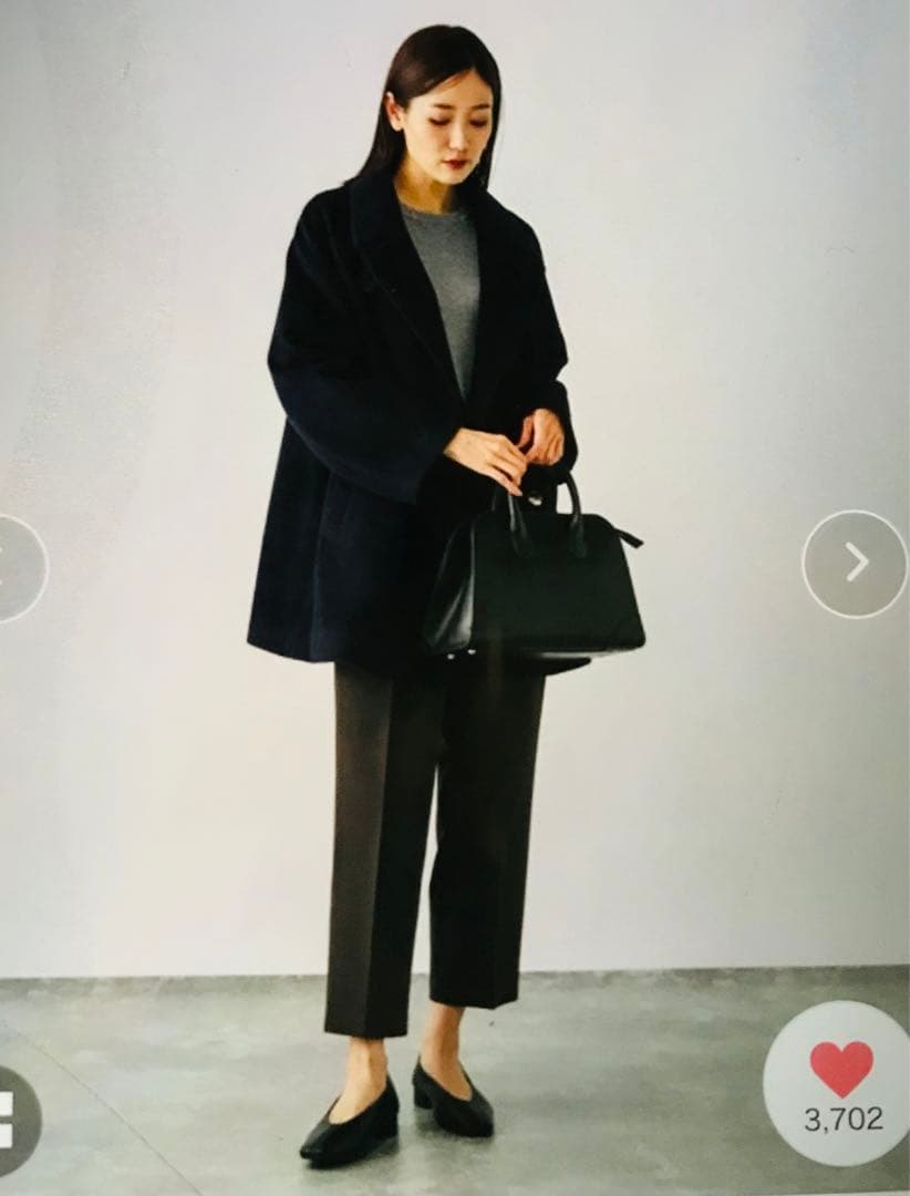 ★さとみん様★新品未使用今期グローバルワーク　ストレッチ襟2wayミドルコートM